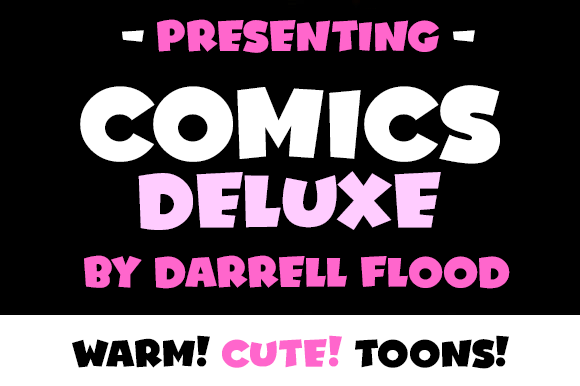 Comics Deluxe: Elevating Visual Communication with Playful Typography