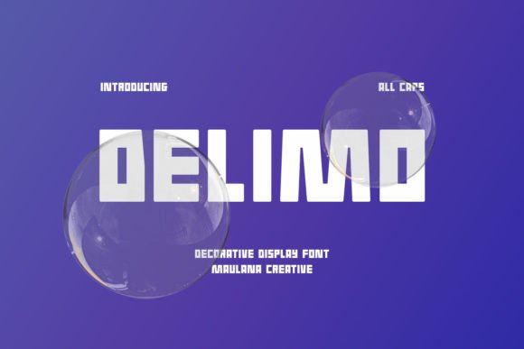 Delimo Font: A Bold Display Typeface for Modern Design