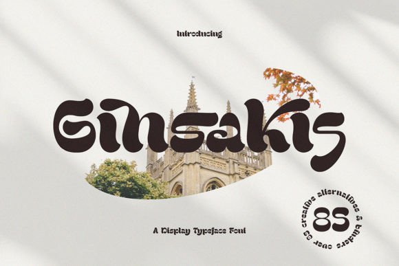 Ginsakis Font: Bold Elegance for Modern Branding