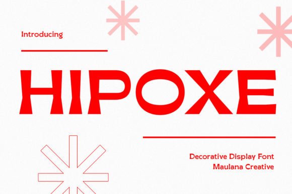 Hipoxe: The Minimal Display Font for Modern Branding