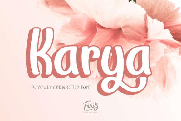 Karya: A Playful Display Font for Bold Designs