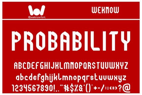 Probability: The Sci-Fi Font for Modern Design
