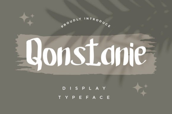 Qonstanie: Sophisticated Display Typography for Modern Brands
