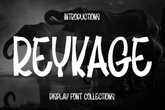 Reykage: A Sweet Handwritten Font for Luxury Design