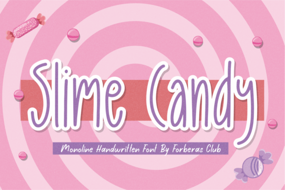 Slime Candy: A Versatile Handwritten Script for Modern Design