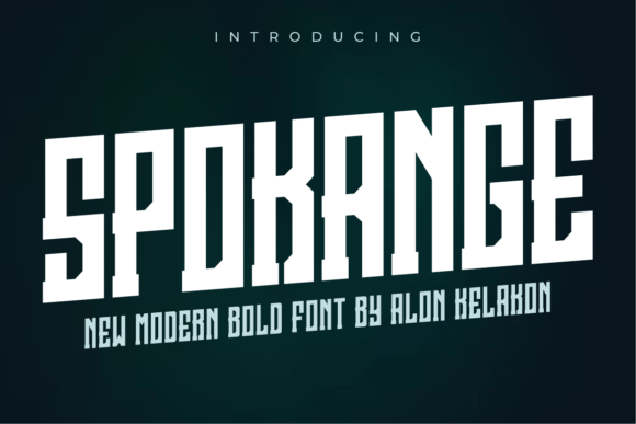 Spokange: Elevating Visual Identity Through Bold Display Typography