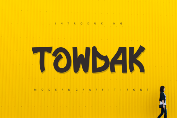 Towdak: A Quirky Display Font for Bold Design