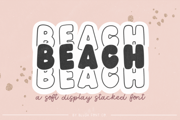 Unlocking Creative Potential with Beach Stacked Retro Soft Typography
