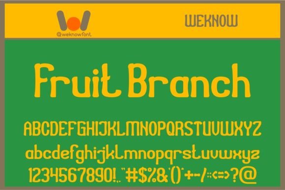 Unlocking Joy in Design: A Comprehensive Guide to the Fruit Branch Display Font